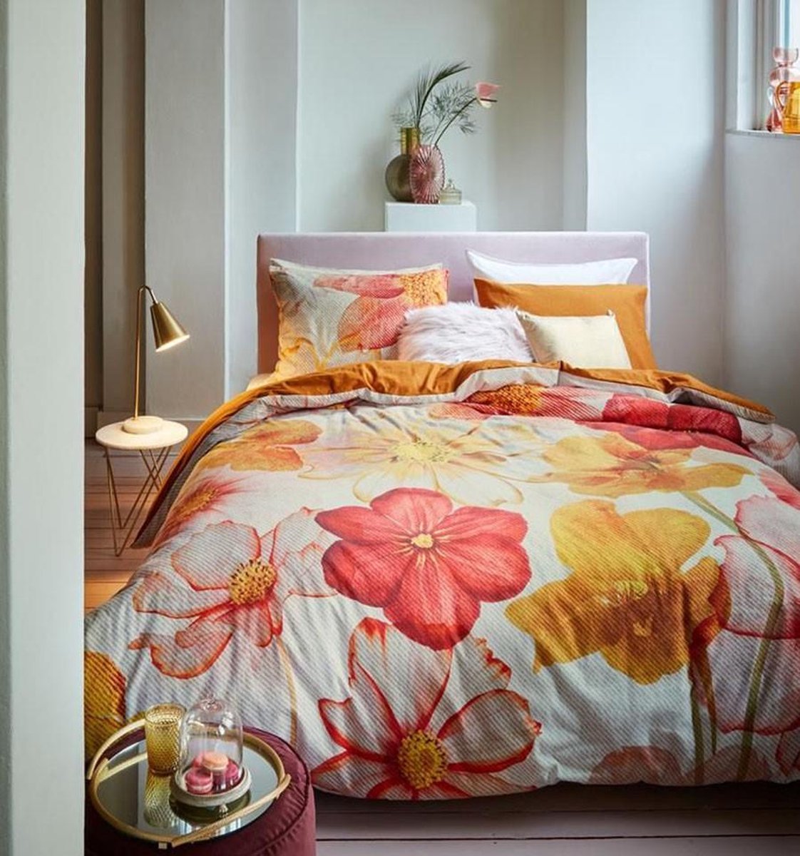 Broek negatief Afhaalmaaltijd Beddinghouse Cosmea Dekbedovertrek - Roze 240 x 220 - Welterusten  Slaapcomfort