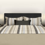 Laken katoen 240x300 dax sand met kussenslopen