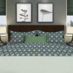 katoen laken honky tonk 240x300 met kussenslopen