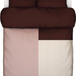 MARC O'POLO Ewon Dekbedovertrek Crimson Brown