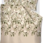 flanel Ariadne at Home Autumn Blossom dekbedovertrek - Zand