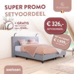 PROMO BOXSPRING AXELSSON incl GRATIS verlichtingsset