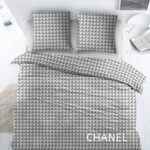 Katoen Laken 2 persoons 240x300 met kussenslopen CHANEL grijs