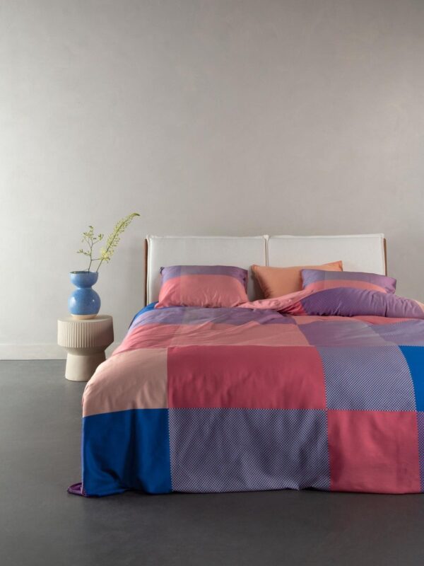 ESSENZA Femi Dekbedovertrek Summer mauve - Lits-Jumeaux XL – 260x200/220 cm