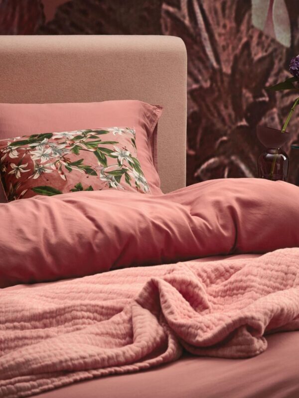 ESSENZA Minte Dekbedovertrek Dusty rose - Lits-Jumeaux XL – 260x200/220 cm - Afbeelding 3