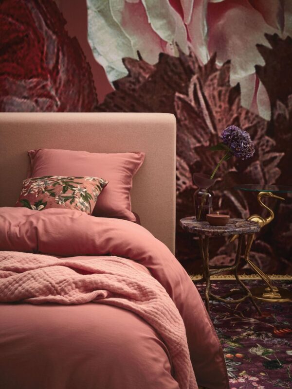 ESSENZA Minte Dekbedovertrek Dusty rose - Lits-Jumeaux XL – 260x200/220 cm