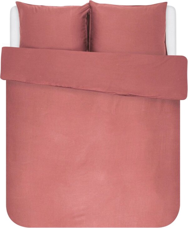 ESSENZA Minte Dekbedovertrek Dusty rose - Lits-Jumeaux XL – 260x200/220 cm - Afbeelding 2
