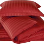 De Witte Lietaer Dekbedovertrek Katoen Satijn Zygo - Eenpersoons - 140 x 220 cm - Rood
