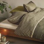 Beddinghouse Fera dekbedovertrek - Eenpersoons - 140 x 200/220 cm - Groen