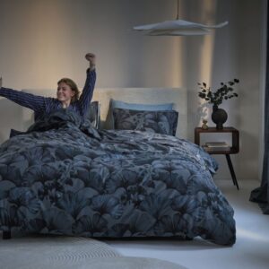 Beddinghouse Presca dekbedovertrek - Eenpersoons - 140 x 200/220 cm - Blauw