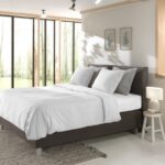 Yellow Chambray Dekbedovertrek - Katoen - 240x200-220cm - Wit