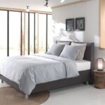 YELLOW Chambray Dekbedovertrek - 240x200/220 cm - Providence Blue