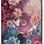 HIP Plaid 130x160 cm - Mandala en Bloemen Print