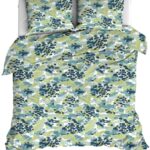 Romanette Terrazzo - Dekbedovertrek - 240x200/220 cm + 2 kussenslopen 60x70 cm - Blauw/Groen