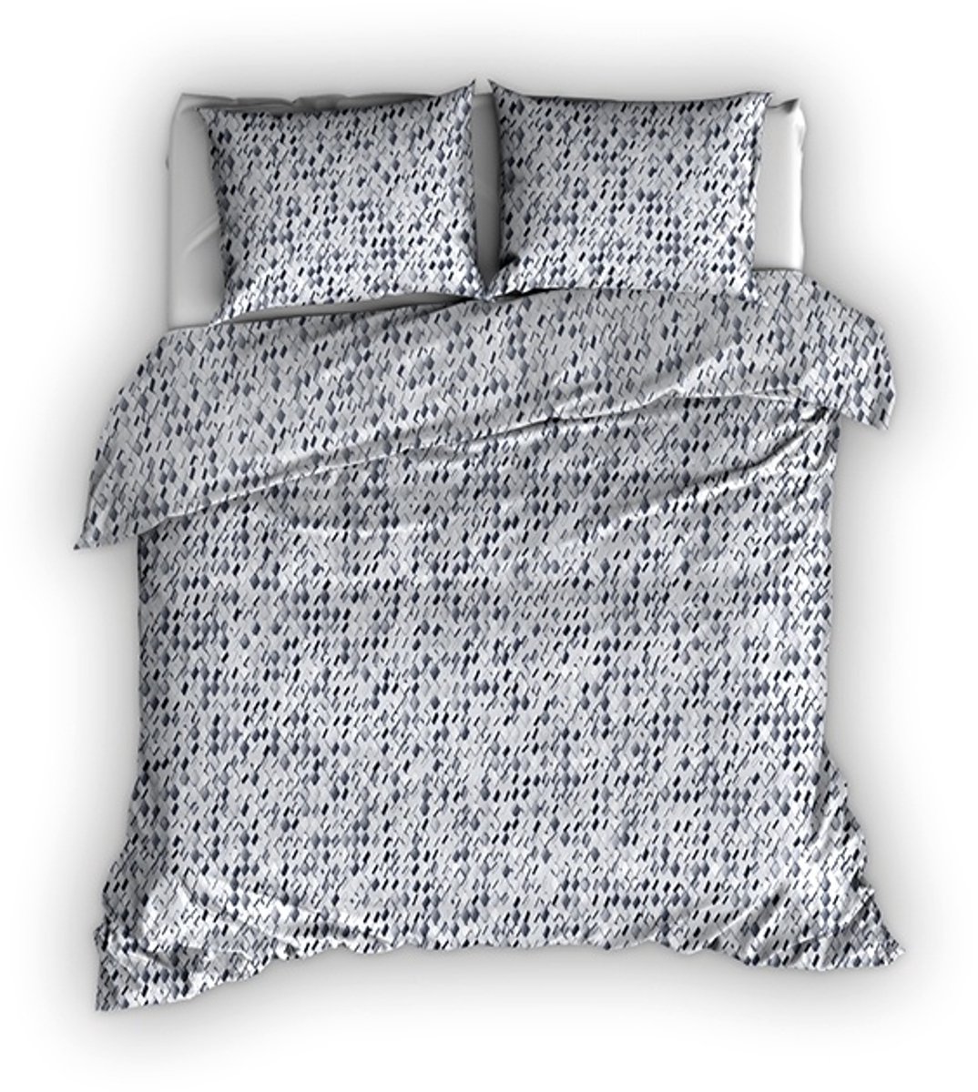 Satin d’Or Picnic - Dekbedovertrek - 240x200/220 cm + 2 kussenslopen 60x70 cm - Grijs