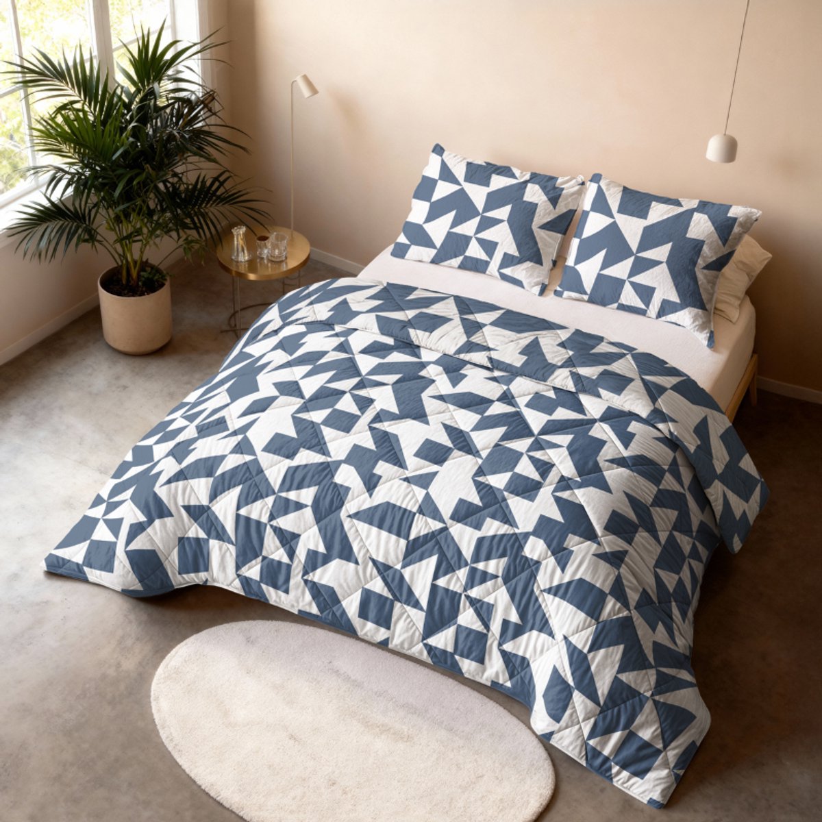Sleeptime Lazy Wasbaar dekbed 240 x 200 cm - Inclusief 2 kussenslopen - MADO