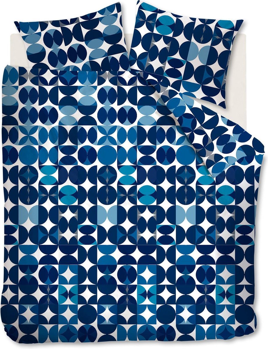 Beddinghouse Alster Dekbedovertrek - Lits-jumeaux - 260x200/220 cm - Blauw