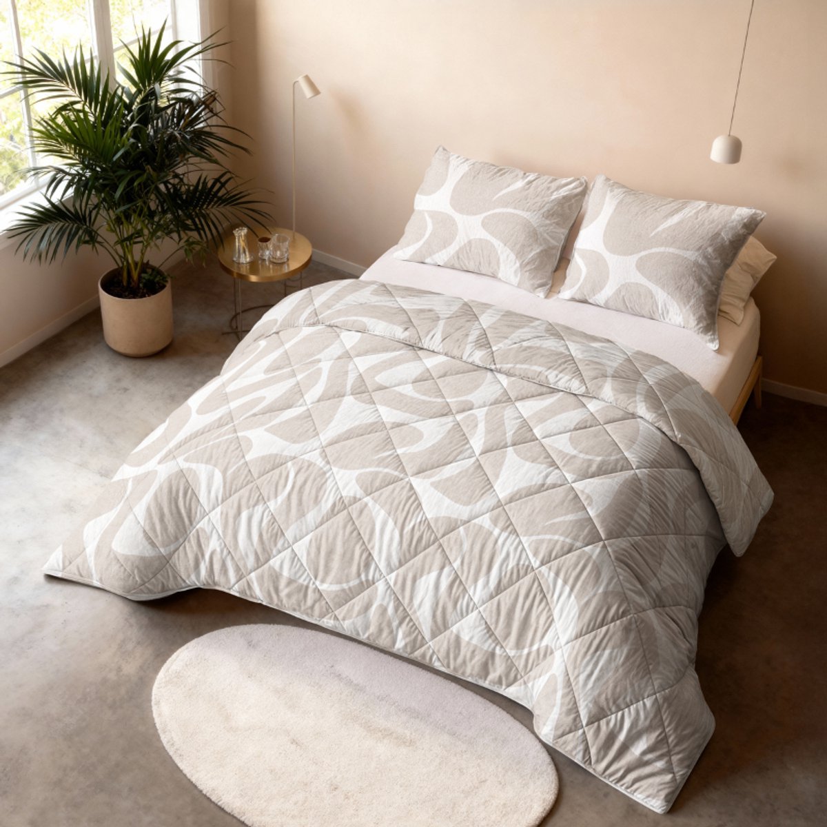Sleeptime Lazy Wasbaar dekbed 240 x 200 cm - Inclusief 2 kussenslopen - KELLO