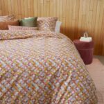Beddinghouse Retro Grid - Dekbedovertrek - Lits-jumeaux - 260x200/220 cm + 2 kussenslopen 60x70 cm - Red