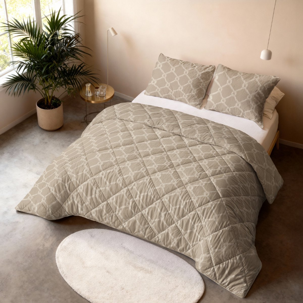 Sleeptime Lazy Wasbaar dekbed 240 x 200 cm - Inclusief 2 kussenslopen - VENZO