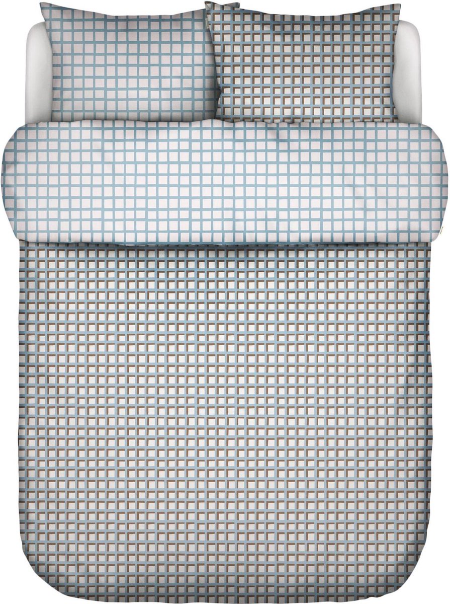 Marc O'Polo Karie Dekbedovertrek Powder blue - XL – 260x200/220 cm