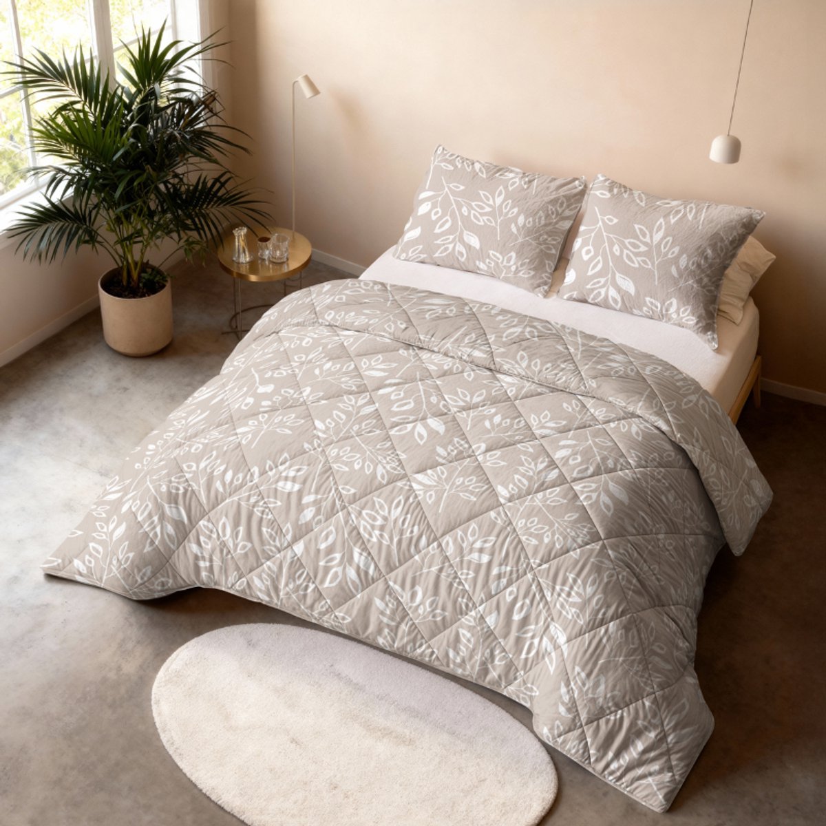 Sleeptime Lazy Wasbaar dekbed 240 x 200 cm - Inclusief 2 kussenslopen NEVA