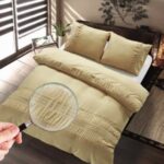 Hotel Home Collection - Dekbedovertrek - Plymouth - Zand 240x220