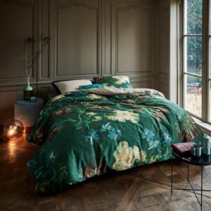 Beddinghouse x Van Gogh Museum Peonies dekbedovertrek - 240x200/220 - Groen