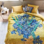 Beddinghouse x Van Gogh Museum Irises dekbedovertrek - 240x200/220 - Geel