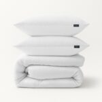 Zydante® Dekbedovertrekset Mousseline Micro 240x220 - Wit - met 2 Kussenslopen