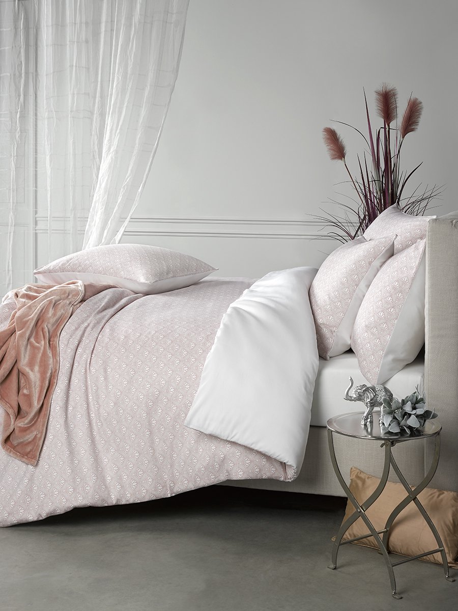 De Witte Lietaer Indian - Dekbedovertrek - 240x200/220 cm + 2 kussenslopen 60x70 cm - Indian mauve
