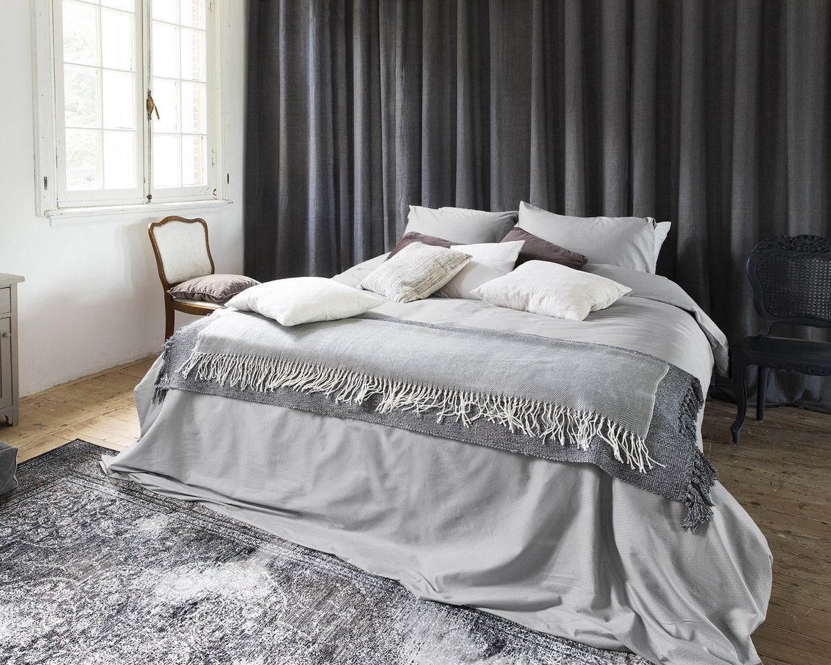 Primaviera Deluxe Leonie - Dekbedovertrekset - 240x200/220 + 2 kussenslopen 60x70 - Grijs