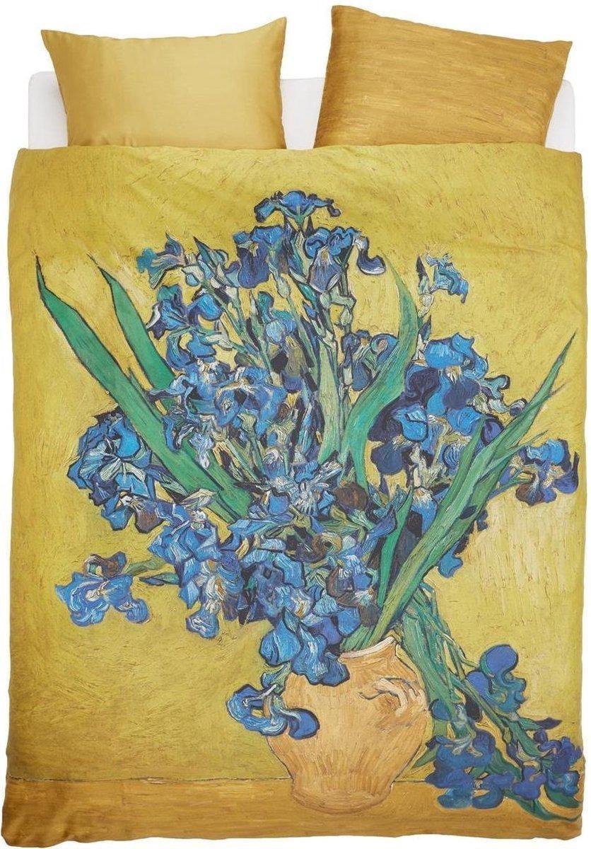 Beddinghouse x Van Gogh Museum Irises dekbedovertrek - 240x200/220 - Geel - Afbeelding 3