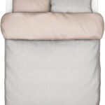 Marc O'Polo Dekbedovertrek Malthe - - 50% lyocell/30% gerecycled katoen/20% gerecycled polyester - incl. instopstrook