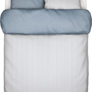 MARC O'POLO Skei Dekbedovertrek Blauw - 240x200/220 cm