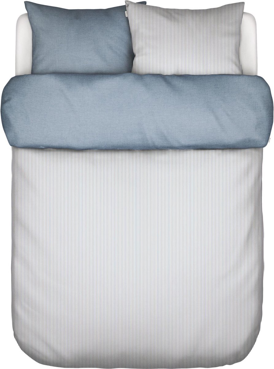 MARC O'POLO Skei Dekbedovertrek Blauw - 240x200/220 cm