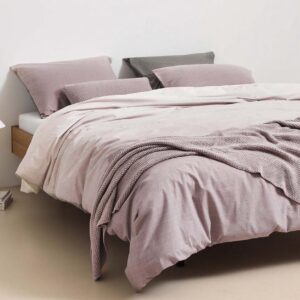 Marc O'Polo dekbedovertrek Flo lavender mist - (240x200/220 cm incl. 2 slopen)