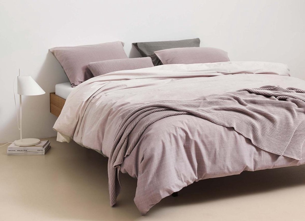 Marc O'Polo dekbedovertrek Flo lavender mist - (240x200/220 cm incl. 2 slopen)