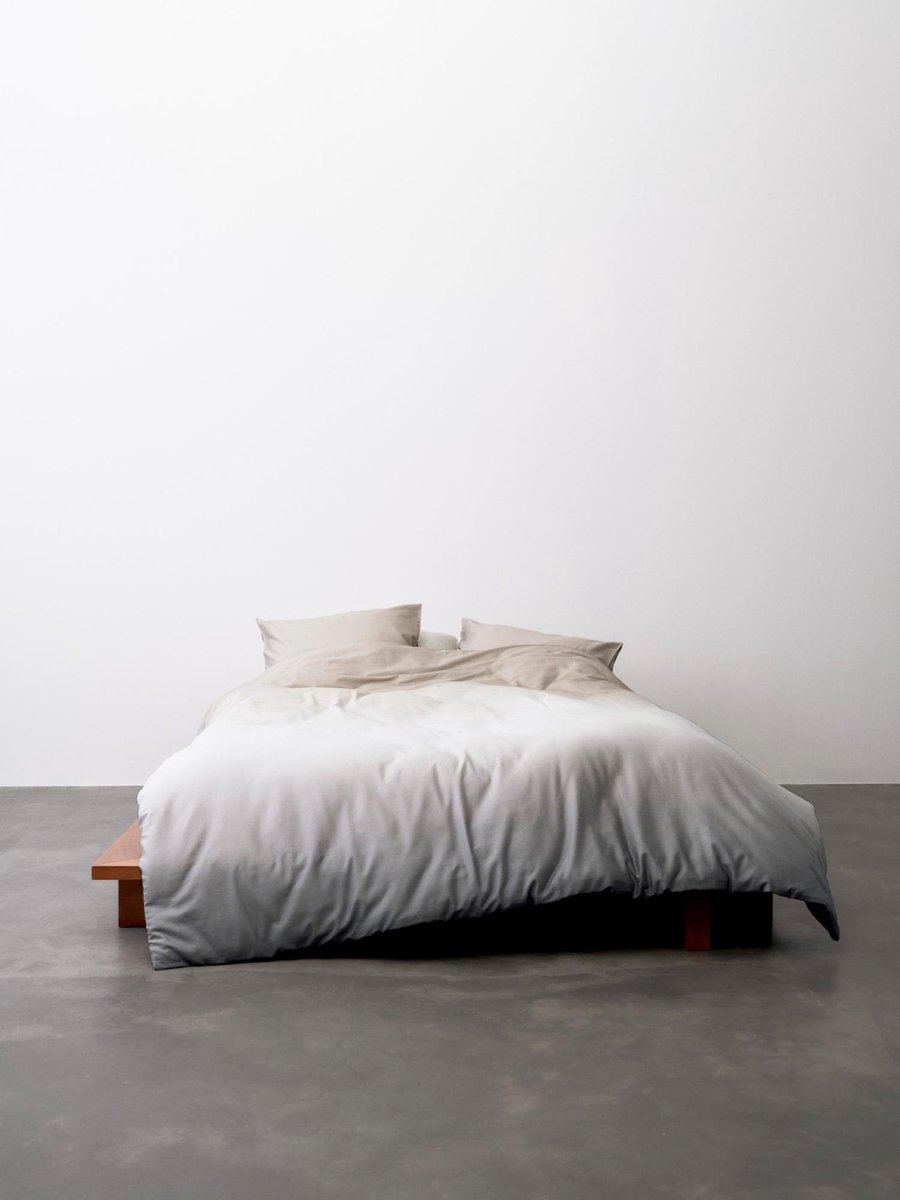 MARC O'POLO Jorn Dekbedovertrek Dark Sand - 240x200/220 cm
