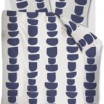 Vtwonen Moons dekbedovertrek -  240x200/220 cm - Indigo