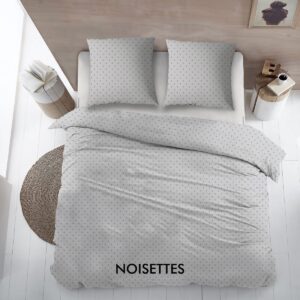 Percalino Home Paris - Noisettes - Dekbedovertrek 240x220 cm - gris