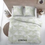 Percalino Home Paris - Citrons - Dekbedovertrek 240x220 cm - Groen