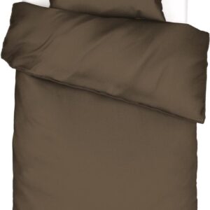ESSENZA Minte Dekbedovertrek Cafe Noir - Eenpersoons – 140x200/220 cm