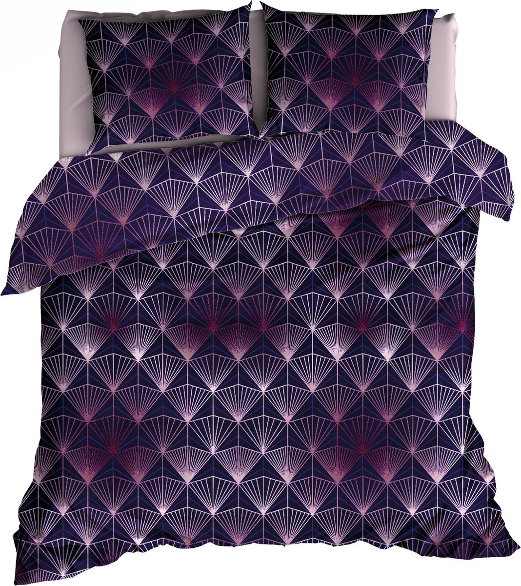 Satin d'Or Tiffany - Dekbedovertrek - Lits-jumeaux - 240x200/220 cm + 2 kussenslopen 60x70 cm