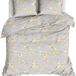 Satin d'Or Moriko - Dekbedovertrek -  240x200/220 cm + 2 kussenslopen 60x70 cm - Geel