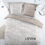 Flanel laken -lieven taupe - 240 x 300 - incl kussenslopen