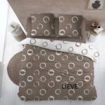 Lakenset Flanel Lieve Taupe - 240 x 300 cm + 2 kussenslopen