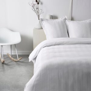 dekbedovertrek hotel linnen 240x220 WIT