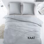 Sleepnight Lakenset Katoen Kaat - blauw - 240 x 300 cm + 2 kussenslopen