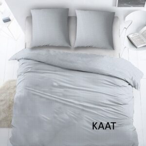 Sleepnight Lakenset Katoen Kaat - blauw - 240 x 300 cm + 2 kussenslopen
